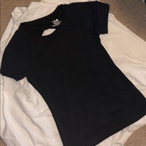 FILA Mesh Sleeve Workout Top